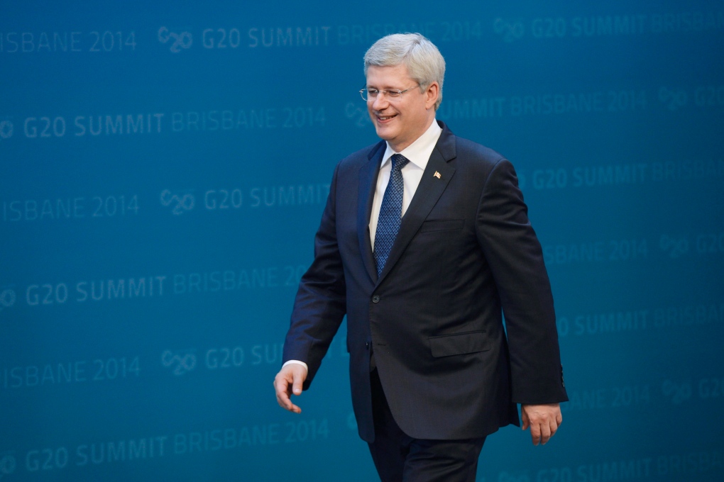 Harper at G20 summit in Australia