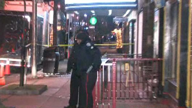 Man charged after four people stabbed on Danforth 