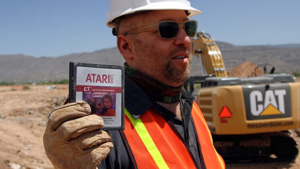 Atari 'E.T. the Extra-Terrestrial' game in N.M.