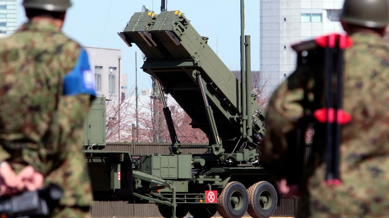 In this March 29, 2009 file photo, PAC-3 land-to-air missiles are deployed at the Defense Ministry in Tokyo. (AP Photo/Itsuo Inouye, File)