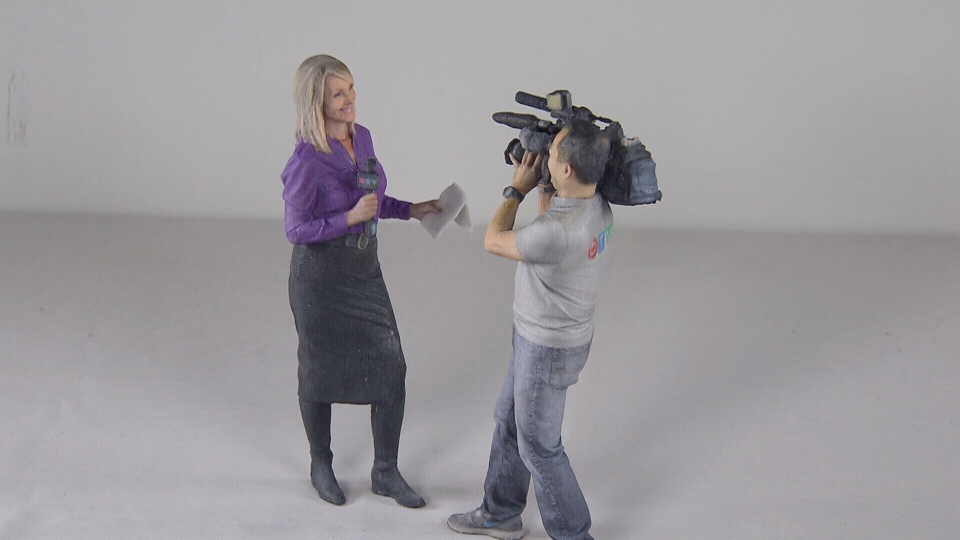 Mini-me statues: 3D printing turns people into action figures | CTV