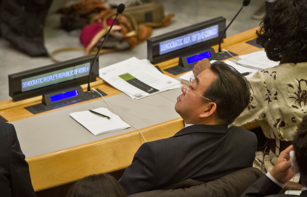 North Korean official at UN