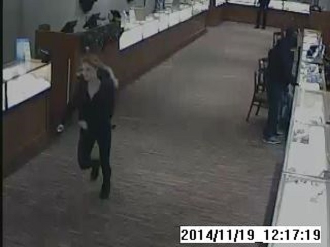 Windsor police have released this photo of a suspect wanted after a ring was stolen at Peoples Jewellers in Windsor, Ont. 