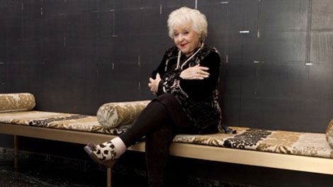 Actor Estelle Harris poses at a Toronto hotel on Thursday, March 29, 2012. (THE CANADIAN PRESS/Chris Young)
