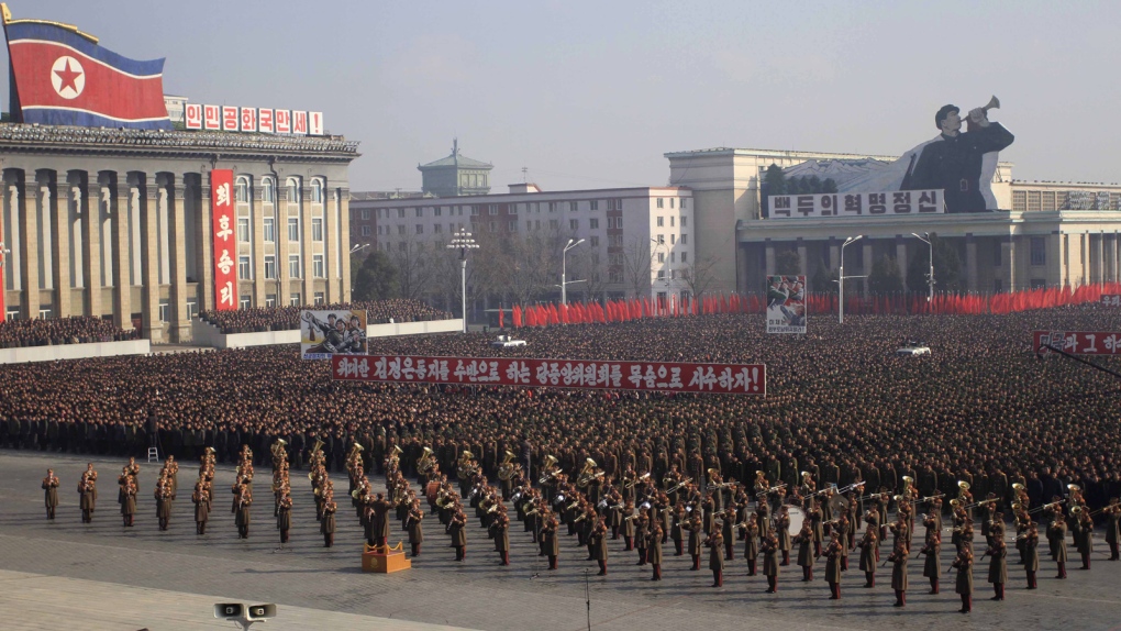North Korea rally against UN resolution