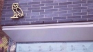An OVO logo is shown on a store front. (Drake / Instagram)