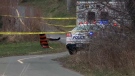 Ottawa Police Major Crime Detectives are investigating after the body of a man in his 50's was discovered early Thursday, Nov. 27, 2014. (Jim O'Grady/CTV Ottawa)