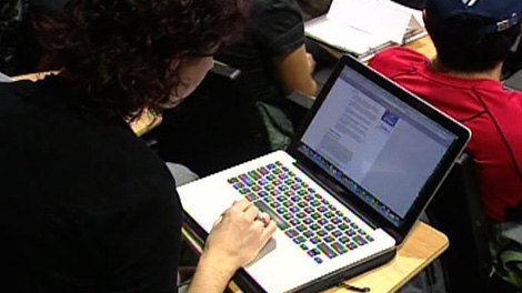 Professors at the University of Ottawa say students are paying more attention to their laptops than lectures. A proposal is in place to give professors the power to ban electronic devices at their discretion.