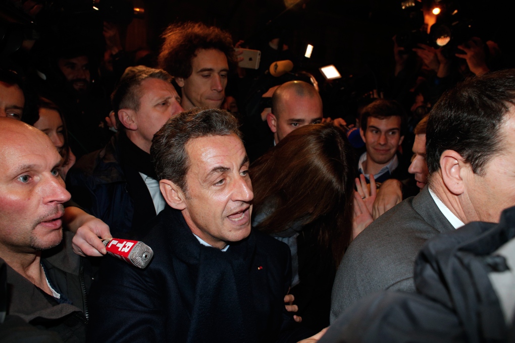 Nicholas Sarkozy in Paris 