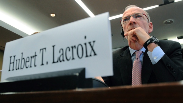 CBC president Hubert Lacroix appears as a witness at a Commons heritage committee in Ottawa on Tuesday, October 25, 2011 to discuss the CBC/Radio-Canada five-year strategic plan. (THE CANADIAN PRESS/Sean Kilpatrick)
