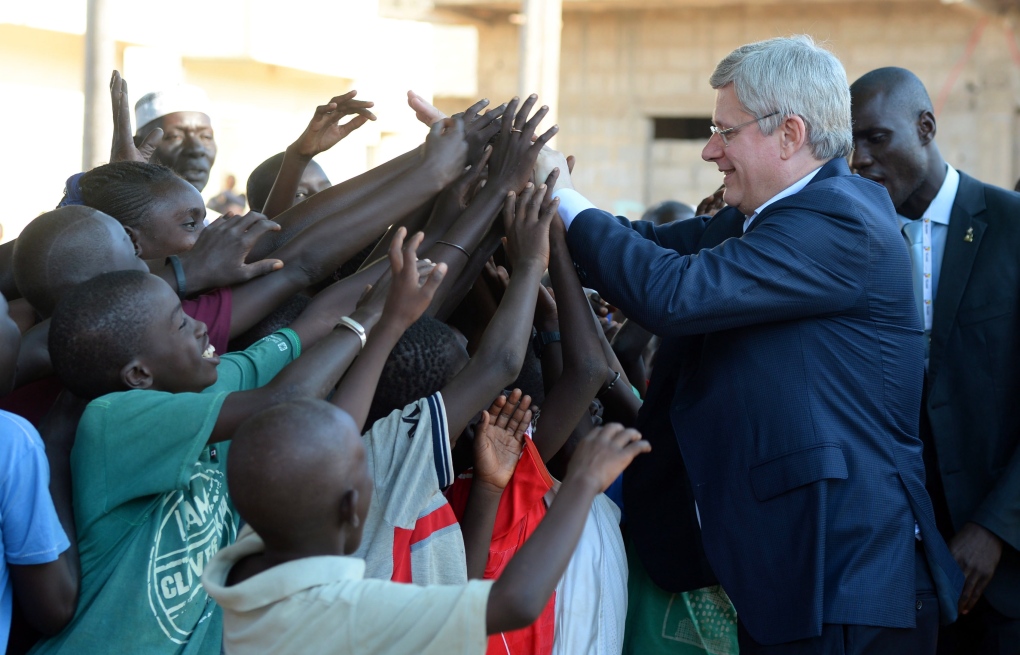 Stephen Harper in Senegal