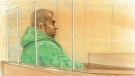 Troy Campbell is seen in this court sketch in Toronto on Thursday, April 5, 2012.