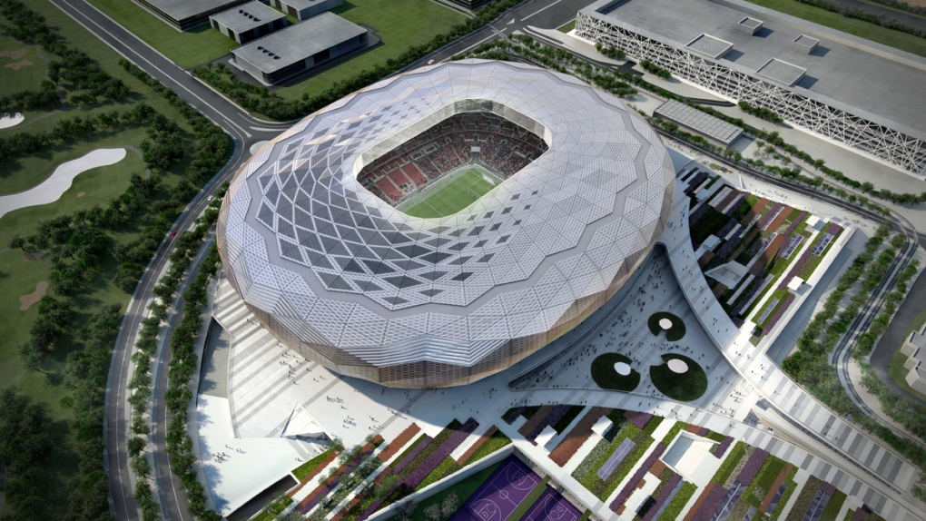 Artist's impression of Qatar Foundation Stadium