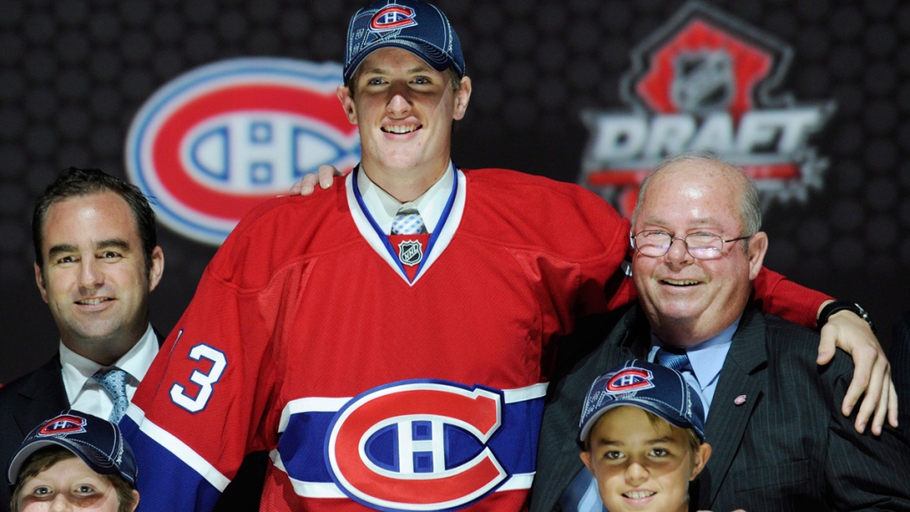 Michael McCarron after the 2013 NHL draft