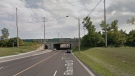 The Highway 401 crosses over Ritson Road South in Oshawa. (Google Street View)