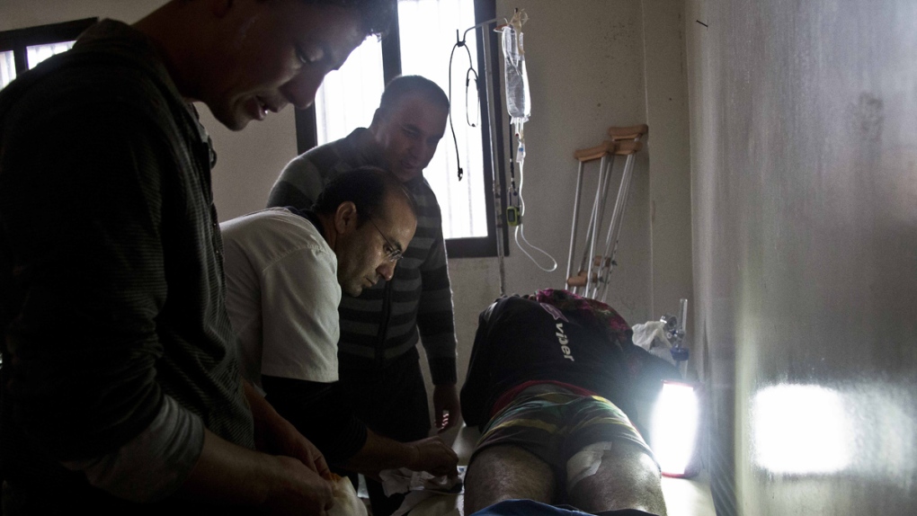 Last medical clinic in Kobani, Syria
