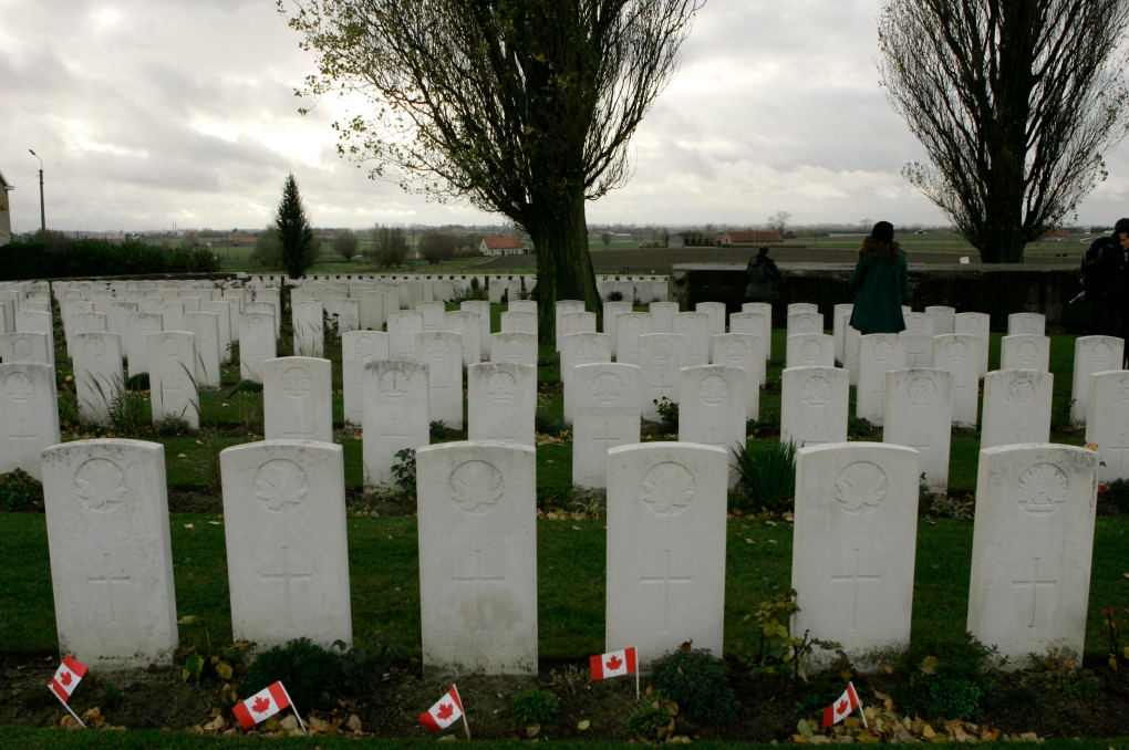 Canadian war graves in Belgium