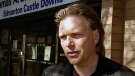 Alberta P.C. Candidate Thomas Lukaszuk speaks with CTV News outside of his Edmonton-Castle Downs constituency office on Sunday, April 8, 2012.