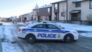 Ottawa Police on the scene of a murder-suicide on Beaconwood Drive on Thursday, Dec. 4, 2014.