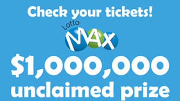 Unclaimed Lotto Max prize