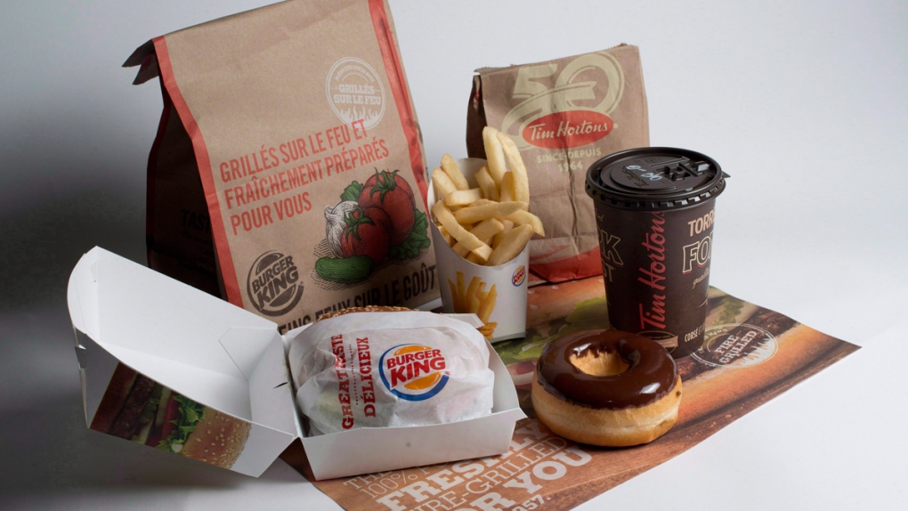 Burger King and Tim Hortons products