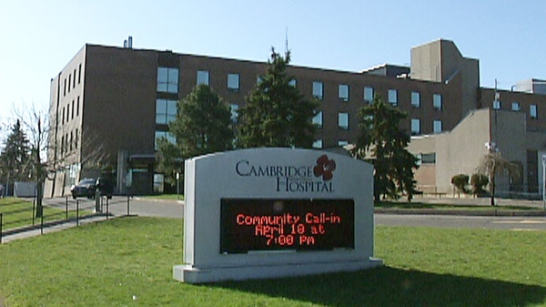 Cambridge Memorial Hospital is seen in Cambridge, Ont. on Thursday, April 12, 2012.