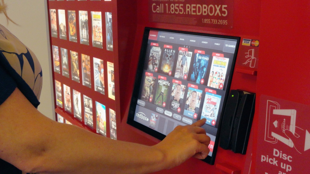 A Redbox kiosk in Toronto