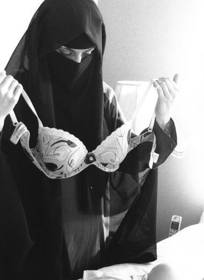 Fine arts student Sooraya Graham, 24, took this photograph as a class assignment in hopes of humanizing women who wear the niqab. (Click view larger size to see the whole photo)