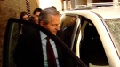 Edmonton-Southwest Wildrose candidate Allan Hunsperger leaves a party campaign event on Monday, April 16.