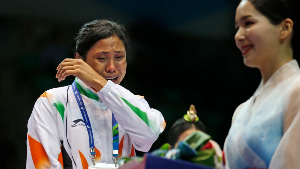 Sarita Devi refuses medal Asian Games