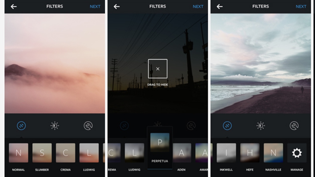 Instagram adds 5 new filters