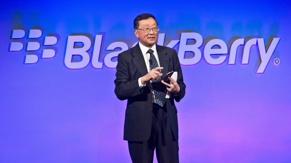 BlackBerry CEO introduces company's new phone