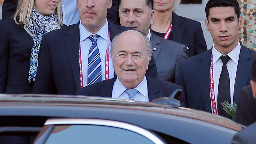 FIFA president Sepp Blatter in Marrakech