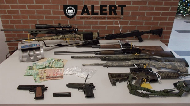 Brooks bust, brooks, ALERT, weapons, weapons seize
