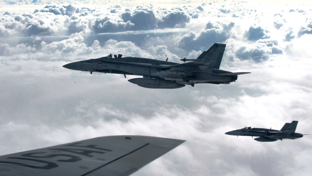 CF-18s over Iraq