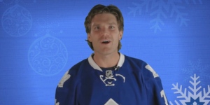 A still from the video Tweeted by the Toronto Maple Leafs on Dec. 22, 2014.