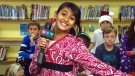 Maha came to Canada last year on Remembrance Day from Pakistan and her message in Urdu represents one of the 70 second-languages at Ray Underhill Public School in Mississauga.