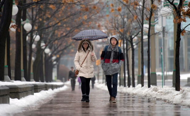Rainy, windy Saturday in the forecast for Ottawa