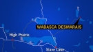 The Wabasca Townsite is in northern Alberta.