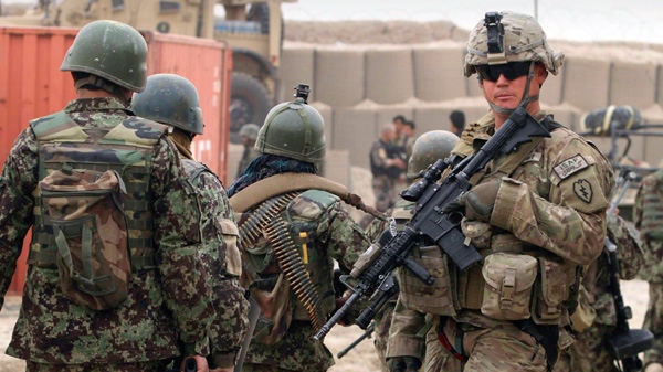 American soldiers in Afghanistan