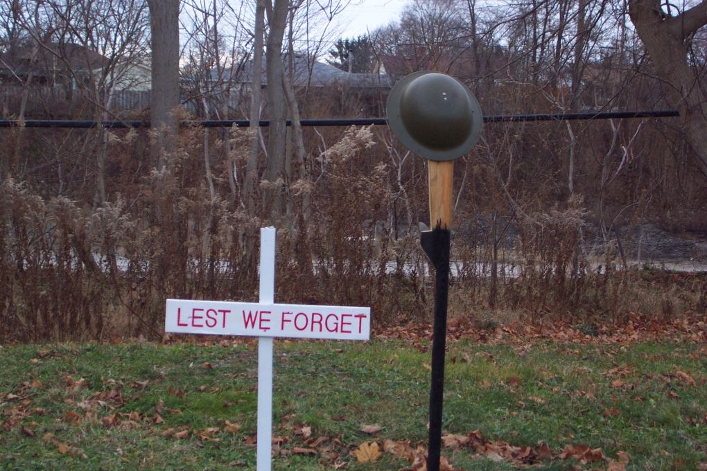 War memorial vandalized