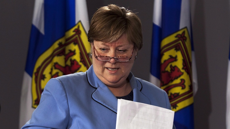 Nova Scotia Health Minister Maureen MacDonald is seen at a news conference in Halifax on Thursday, March 1, 2012. (THE CANADIAN PRESS/Andrew Vaughan)