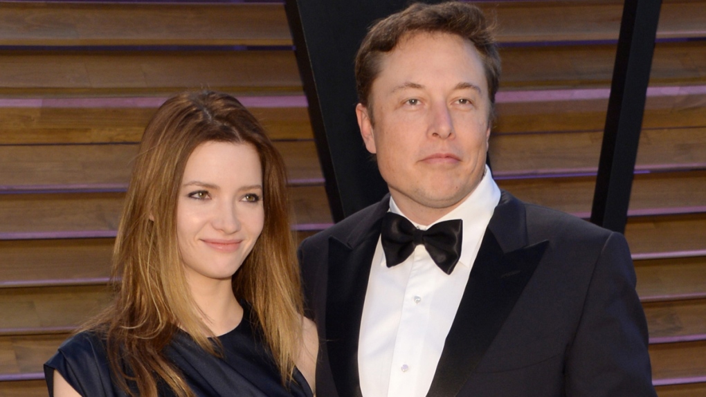 Talulah Riley and Elon Musk in West Hollywood