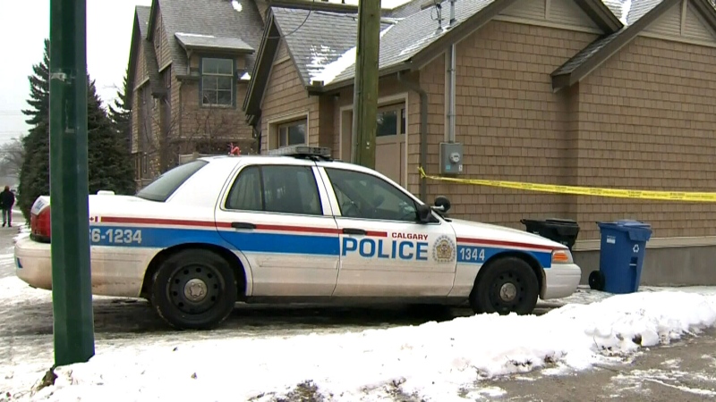 Police investigate another fatal shooting in Calgary on Friday, Jan. 2, 2015. 
