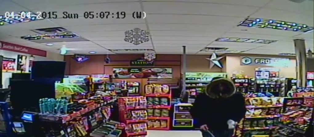Robbery suspect Windsor Mac's store