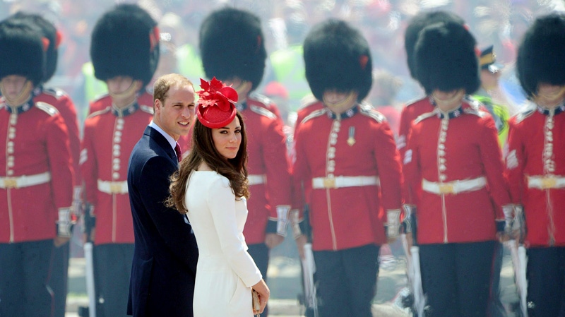 The Duke and the Duchess of Cambridge arrive to take part in Canada Day festivities in Ottawa on July 1, 2011. (Sean Kilpatrick / THE CANADIAN PRESS)