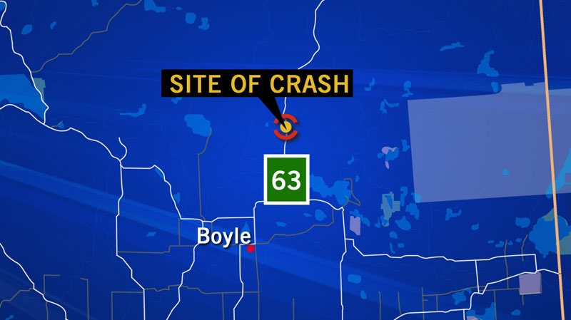 RCMP have closed a section of Highway 63, after two trucks collided - leaving six dead and three more in hospital with serious injuries - on Friday, April 27.