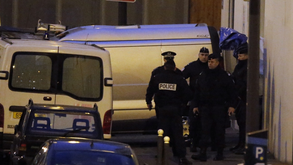 Police at scene of Charlie Hebdo attack in Paris