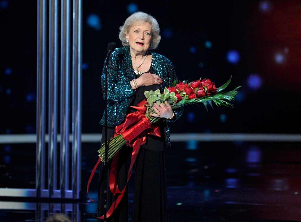 Betty White at People's Choice Awards