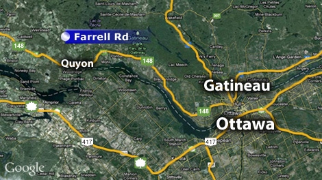 Nicholas Quintal's body was found near Farrell Road near Quyon, Que. Sunday, April 29, 2012.